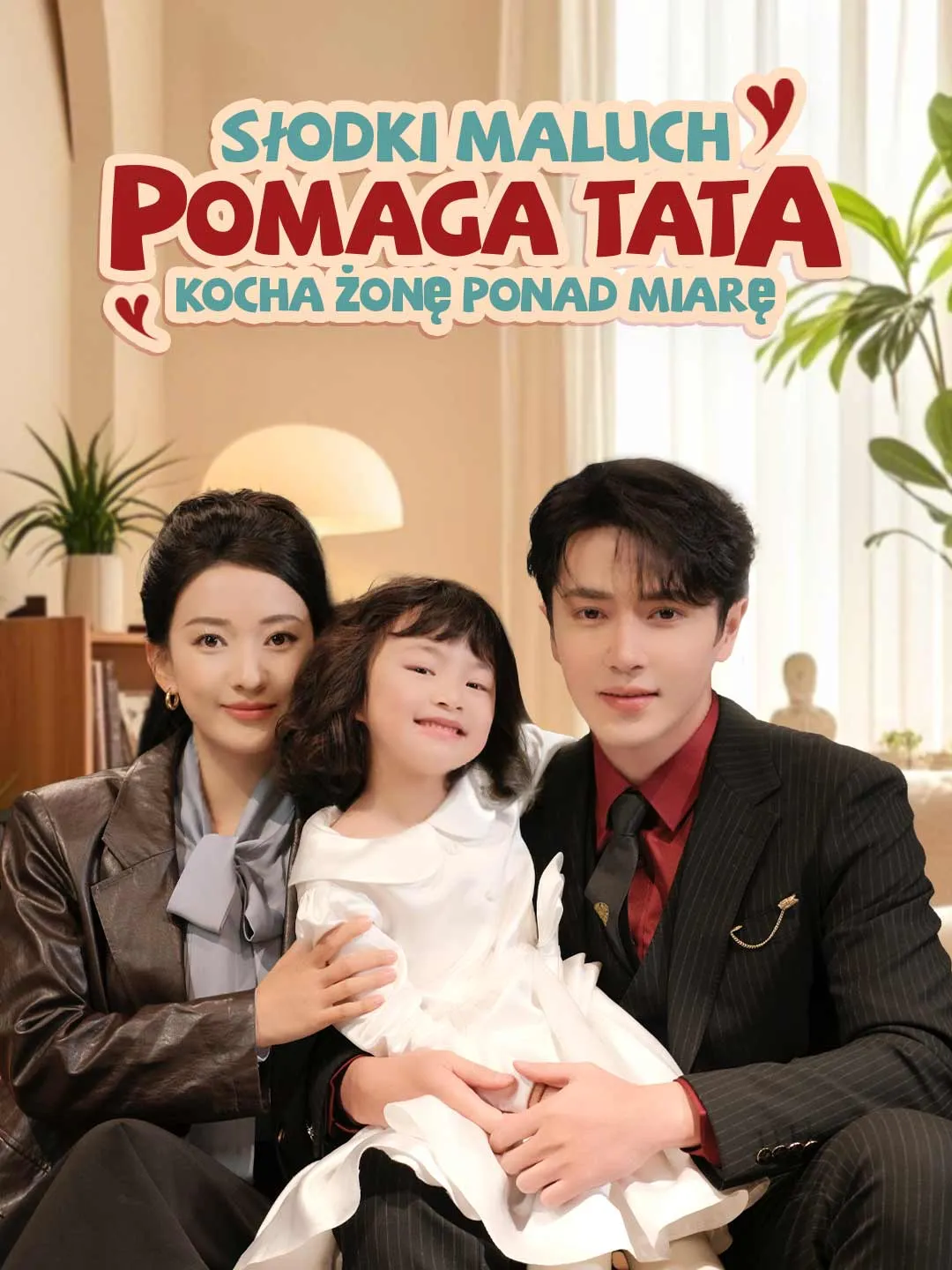 Słodki maluch pomaga tata kocha żonę ponad miarę