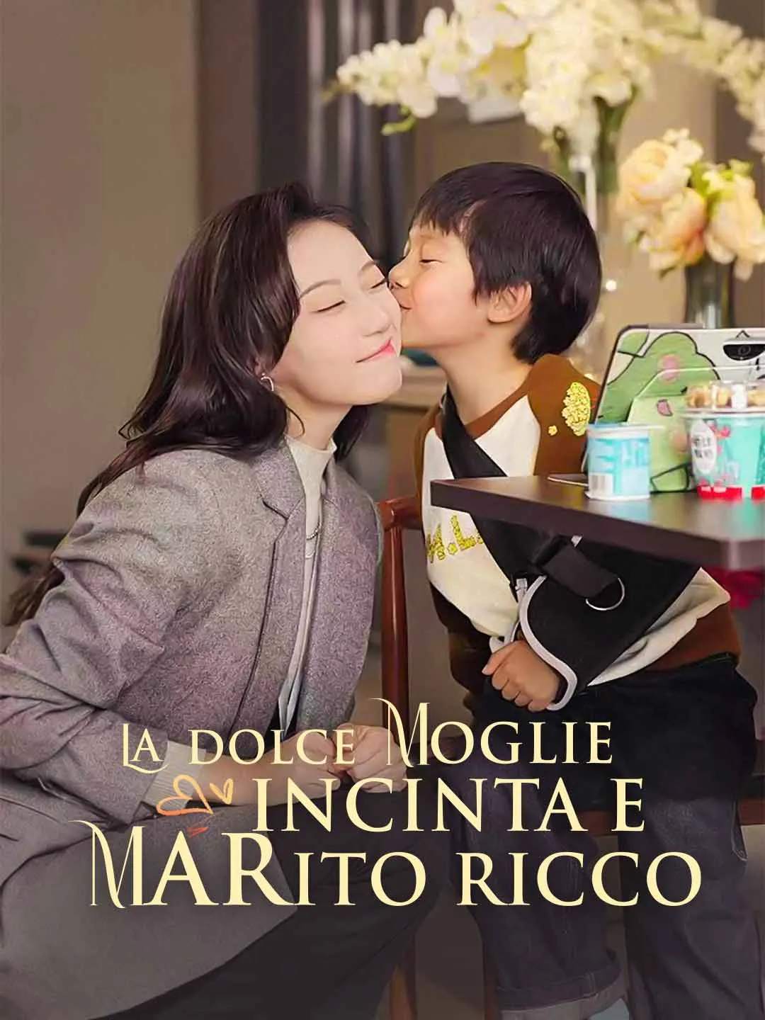 La dolce moglie incinta e marito ricco
