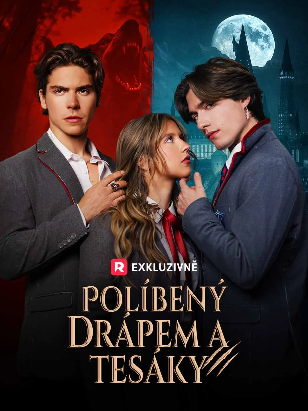 Políbený drápem a tesáky